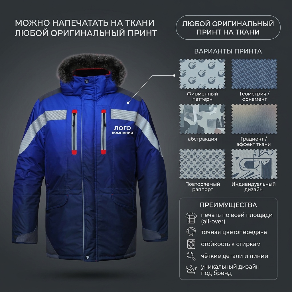 Куртка утепленная из плащевой ткани